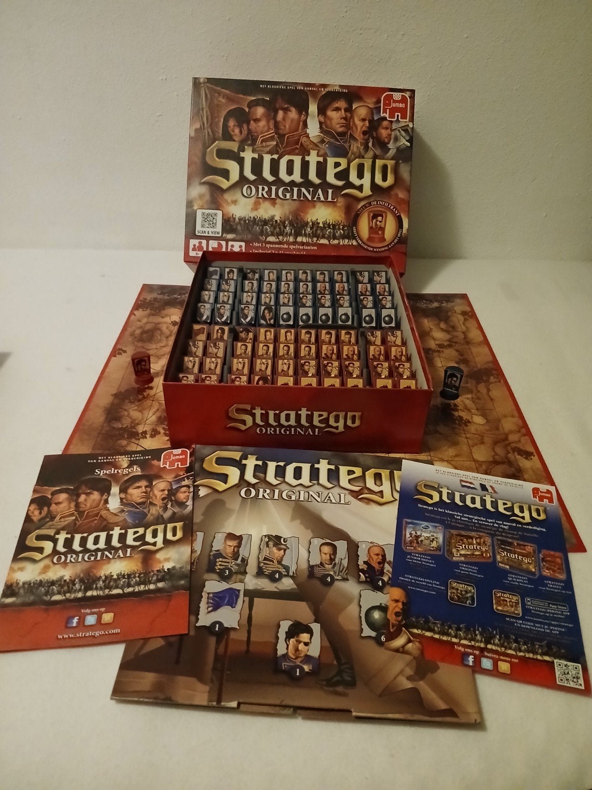 Stratego Original Bordspel - Strategisch Oorlogsspel, Hobby en Vrije tijd, Gezelschapsspellen | Bordspellen, Een of twee spelers