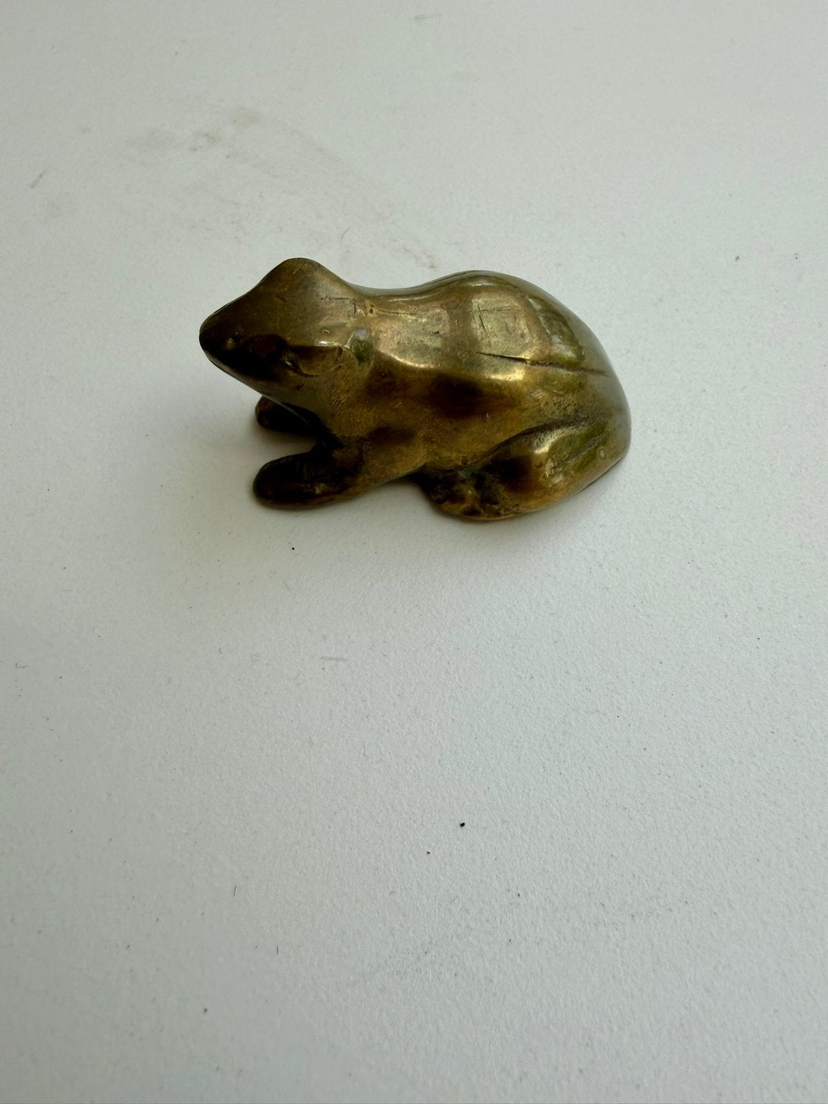 VINTAGE Messing kikker (6 cm), Antiek en Kunst, Ophalen of Verzenden
