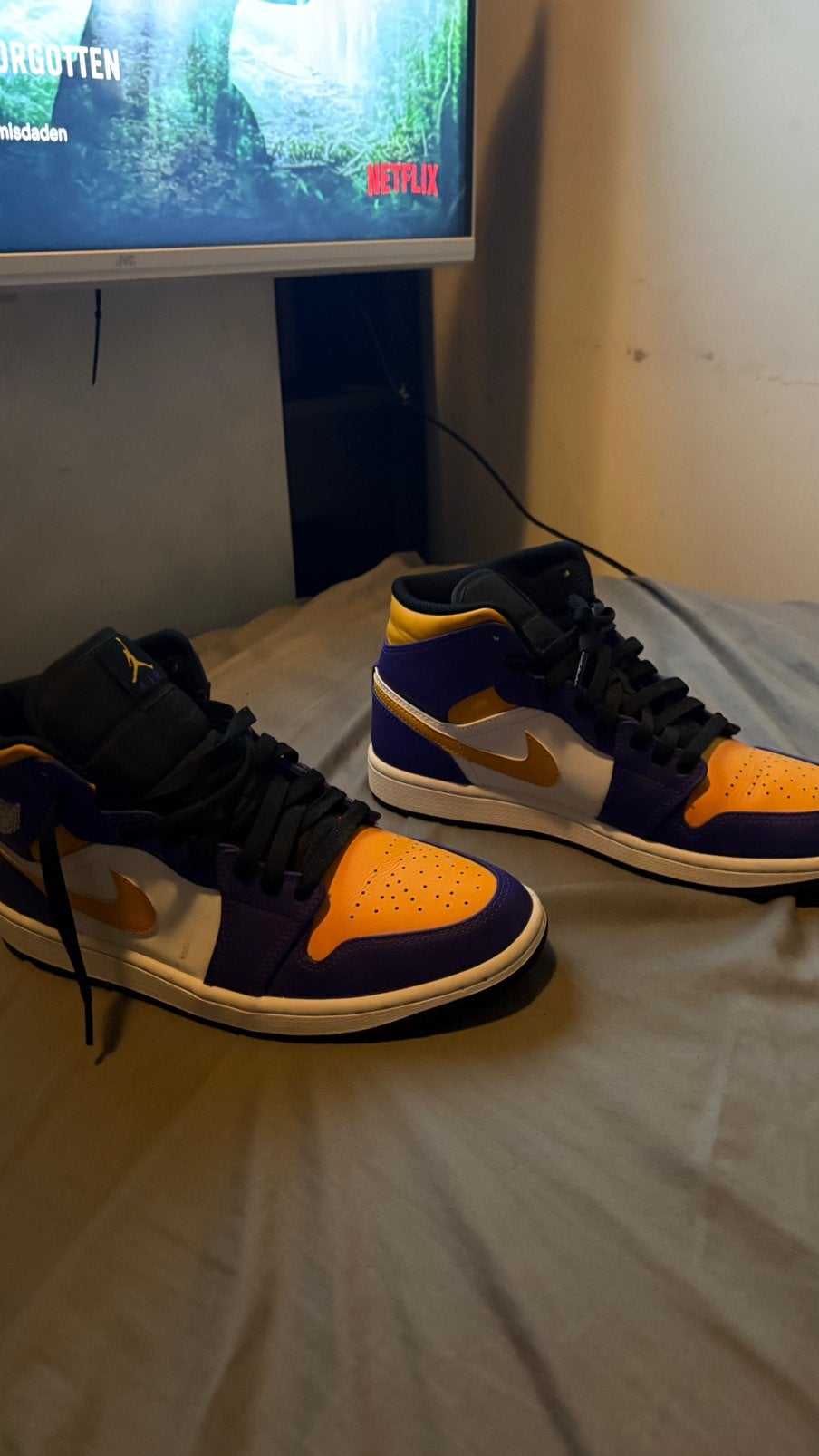 Nike air jodran laker 2022 eerste uitgave, Ophalen of Verzenden, Nieuw, Schoenen