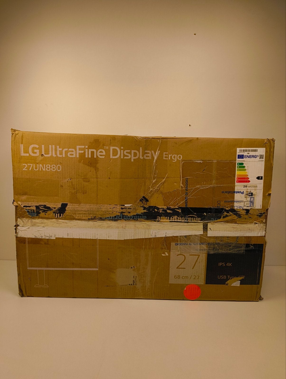 LG UltraFine Display Ergo 27UN880 4K IPS Monitor, Computers en Software, IPS, In hoogte verstelbaar, Nieuw, Ophalen of Verzenden