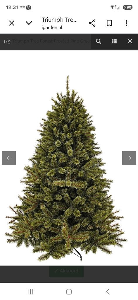 Mooie kunst Kerstboom, Diversen, Kerst, Ophalen, Zo goed als nieuw