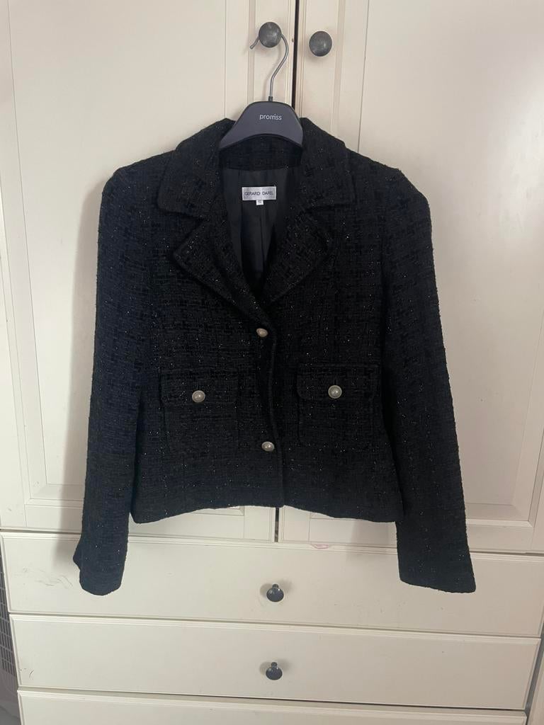 Gerard Darel blazer 40, Maat 38/40 (M), Verzenden, Zwart, Zo goed als nieuw