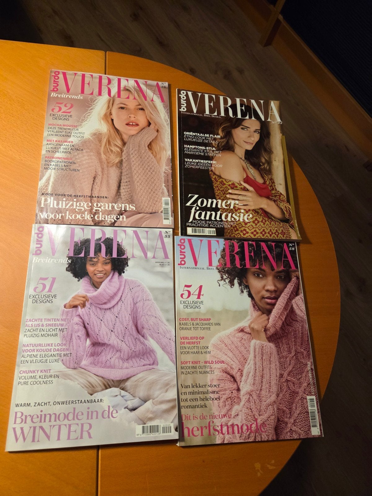 Burda Verena Breimodetijdschriften - 4 stuks, Ophalen of Verzenden, Zo goed als nieuw, Overige typen