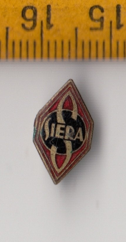 Siera Philips Radio embleem schildje logo B, Ophalen of Verzenden