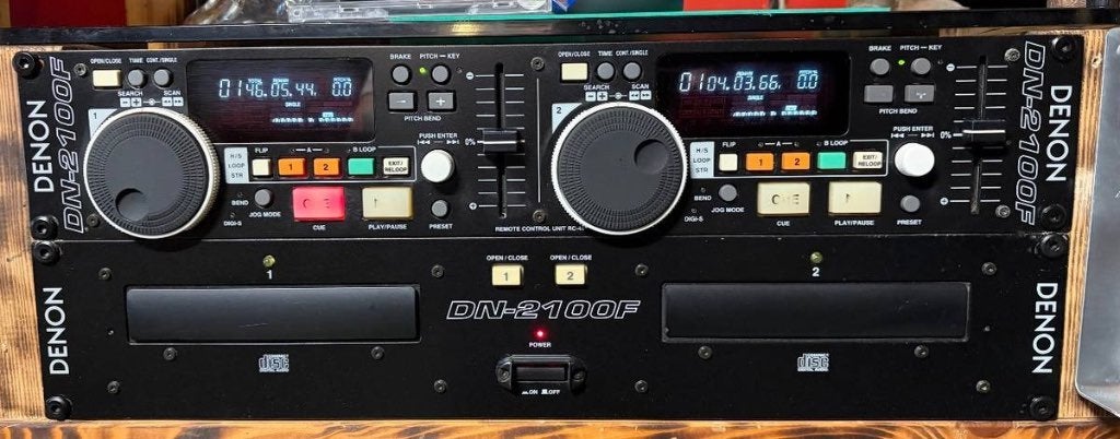 Pro DENON DN-2100F dual CD-speler + Controller, Ophalen, Zo goed als nieuw, Dj-set, Denon