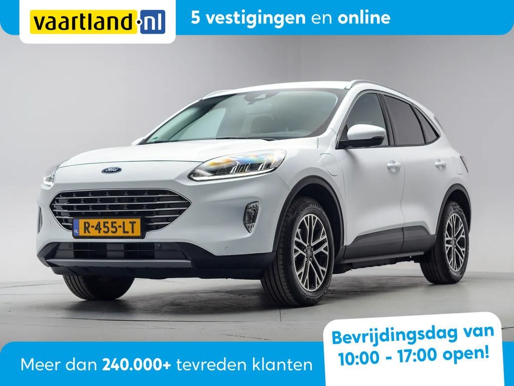 Ford Kuga 2.5 PHEV Titanium Aut. [ LED B&O Stoelverwarming A, Auto's, Automaat, Gebruikt, Wit, Origineel Nederlands