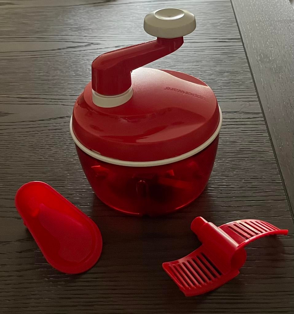 Tupperware Quick Chef Compact rood, Huis en Inrichting, Keuken | Tupperware, Ophalen of Verzenden, Gebruikt, Rood, Overige typen