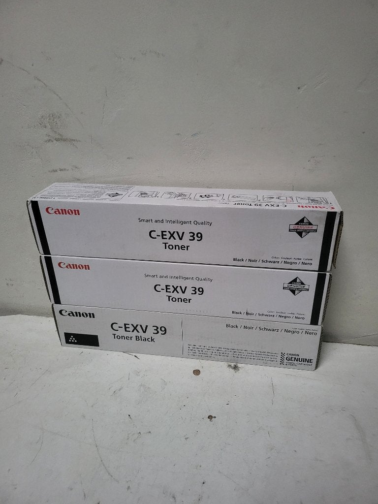 Canon C-EXV 39 BK toner zwart (origineel) 3 Stuks, Computers en Software, Ophalen of Verzenden, Nieuw, Toner, Canon