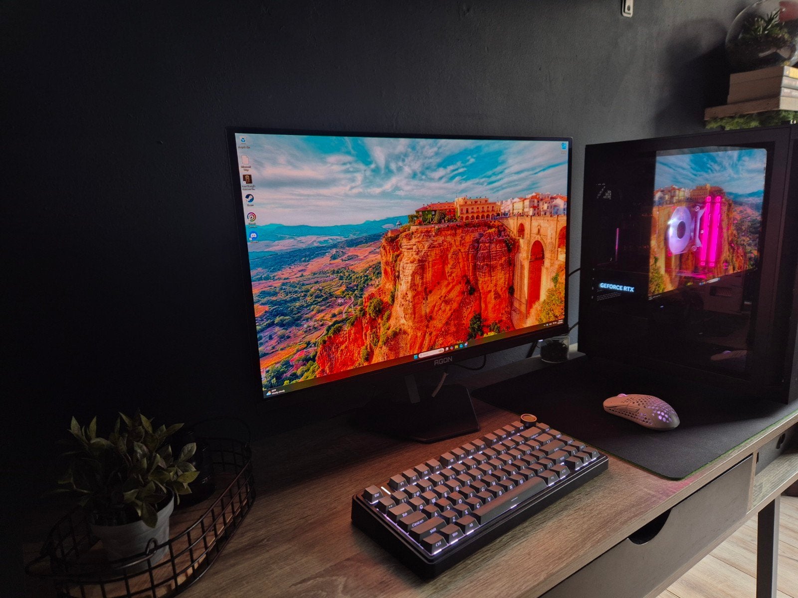 Gaming PC RTX 4070 Ti Super &OLED Monitor, Ophalen, Zo goed als nieuw, Gaming, 4 Ghz of meer