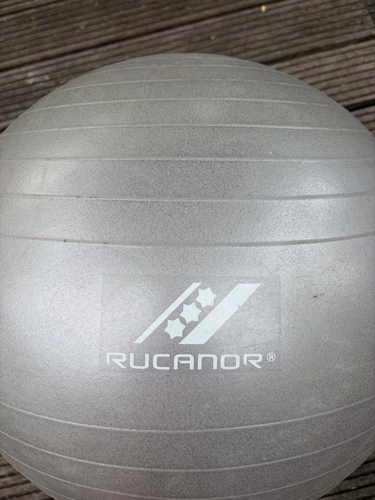 Rucanor Fitnessbal - Grijs, Sport en Fitness, Fitnessmaterialen, Ophalen, Gebruikt, Buik, Fitnessbal