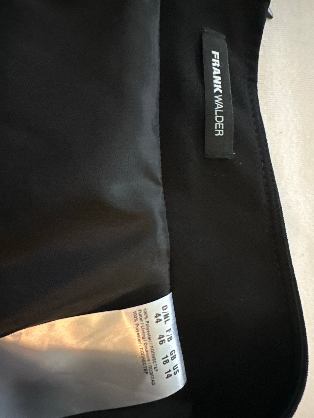 Frank Walder zwarte rok - Maat 44, Kleding | Dames, Ophalen, Zwart, Maat 42/44 (L), Zo goed als nieuw