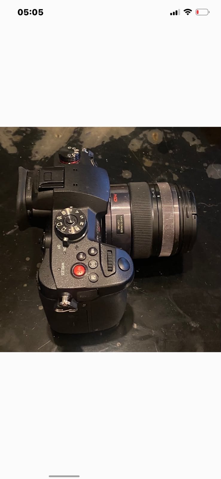 Lumix GH5S camera met 12-60mm lens, Gebruikt, Panasonic, Beeldstabilisatie, Ophalen of Verzenden