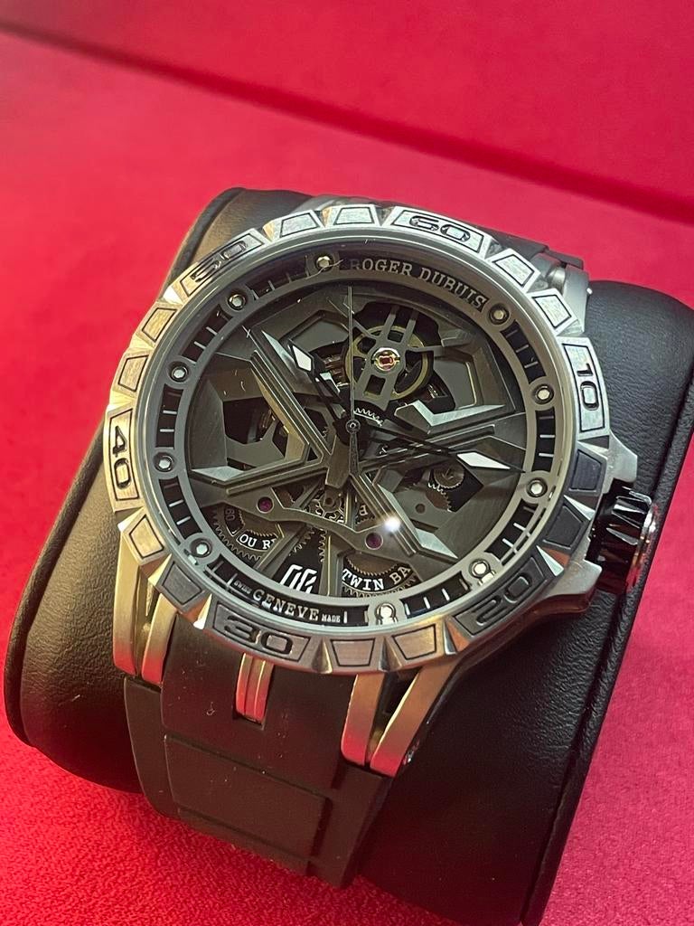 Nieuwe Roger Dubuis Excalibur Skeleton Horloge AAA+, Sieraden, Tassen en Uiterlijk, Horloges | Heren, Overige merken, Staal, Polshorloge