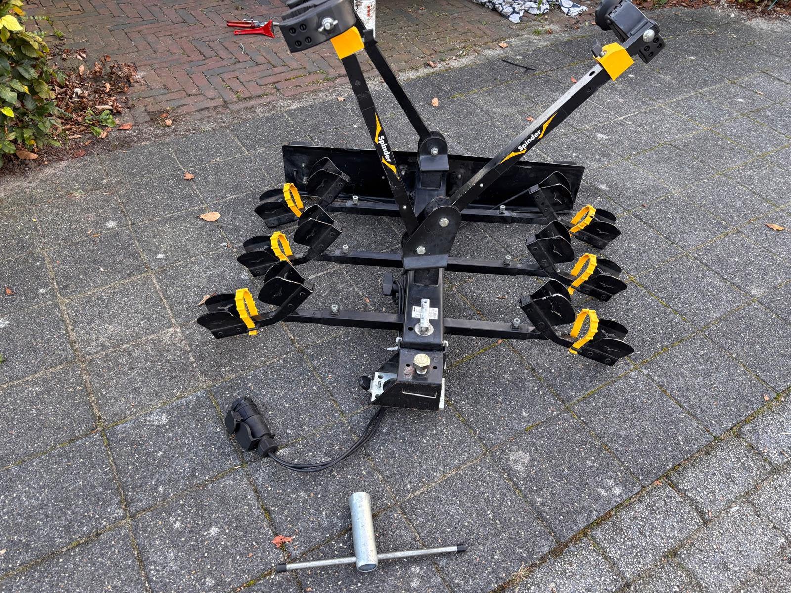 Fietsendrager Spinder 3 fietsen, Auto diversen, Ophalen, 3 fietsen of meer, Gebruikt, Trekhaakdrager