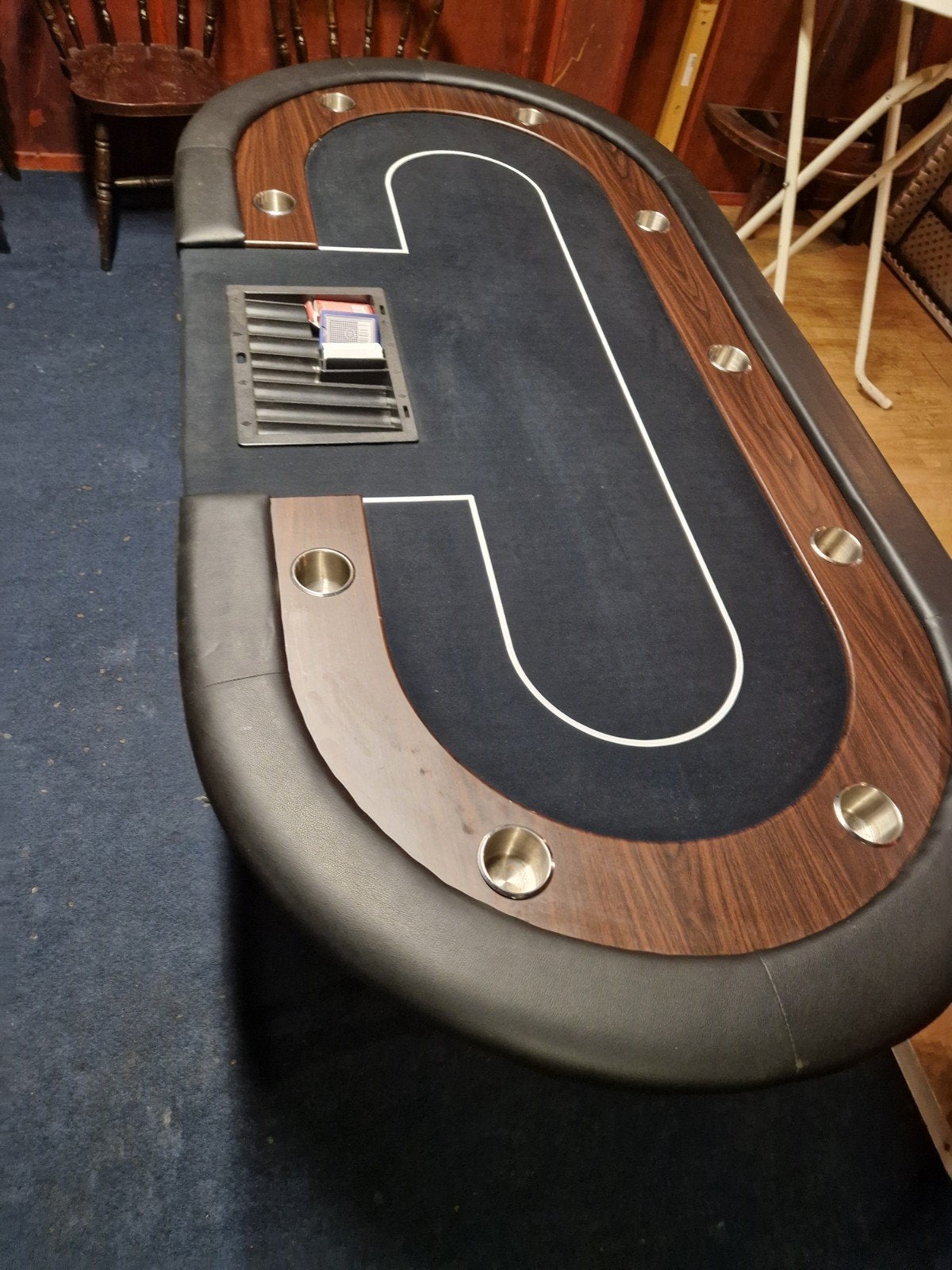 Professionele Pokertafel - Zo goed als nieuw, Vijf spelers of meer, Ophalen, Zo goed als nieuw