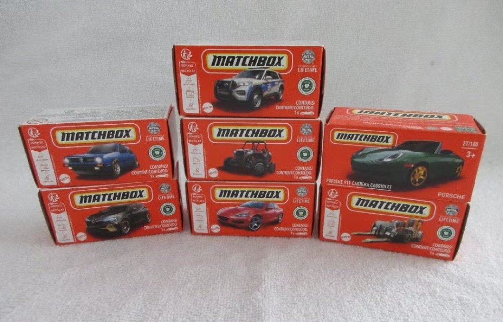 7 verschillende Matchbox modellen in ongeopende doosjes., Ophalen of Verzenden, Nieuw, Auto, Matchbox