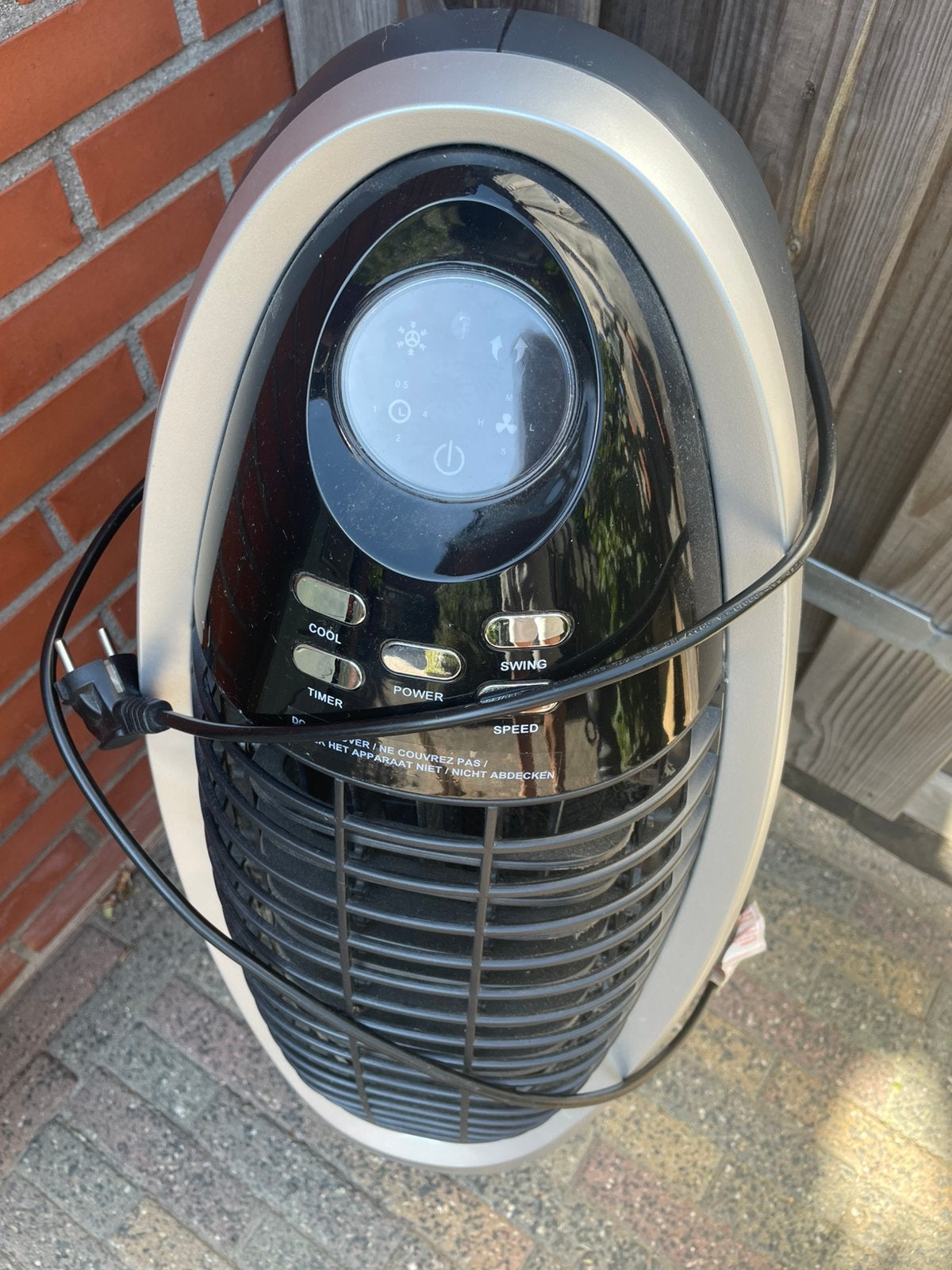 Honeywell verrijdbare airco, Witgoed en Apparatuur, Ventilatoren, Ophalen, Zo goed als nieuw, Torenventilator