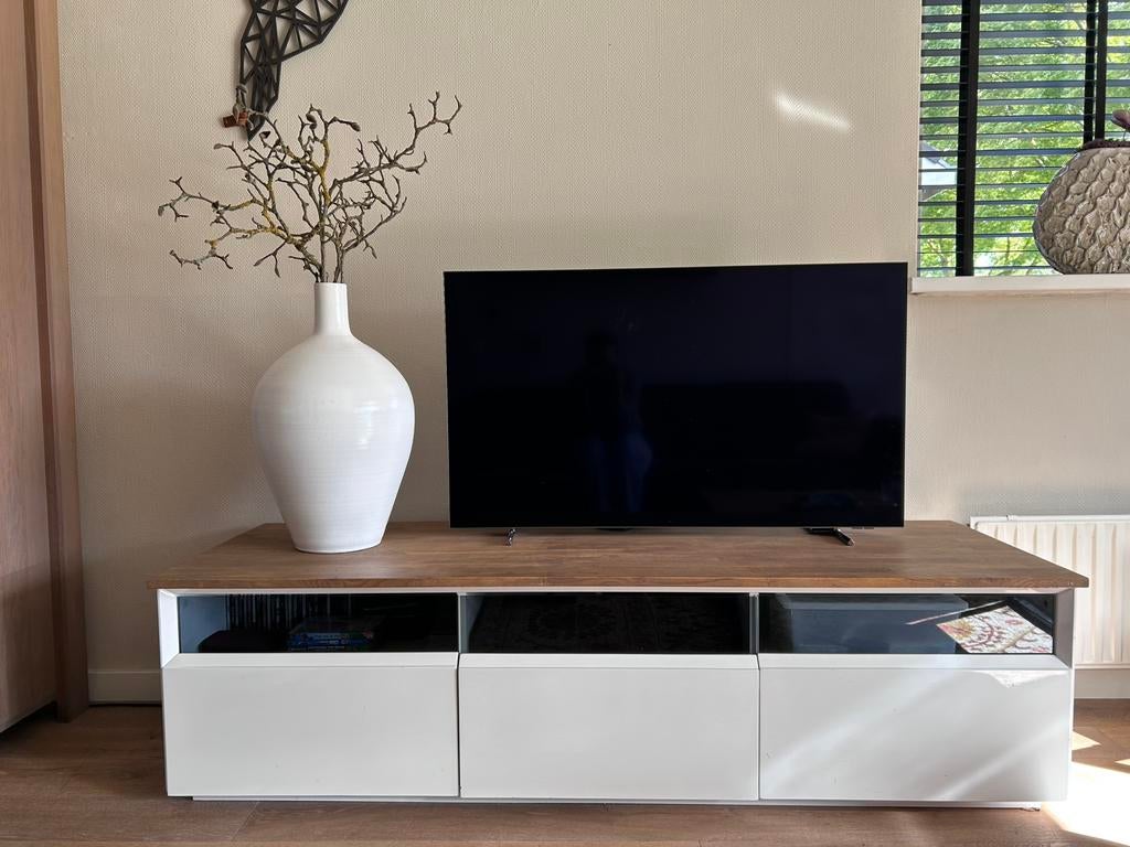 Tv meubel, Ophalen, Strak, Gebruikt, 150 tot 200 cm