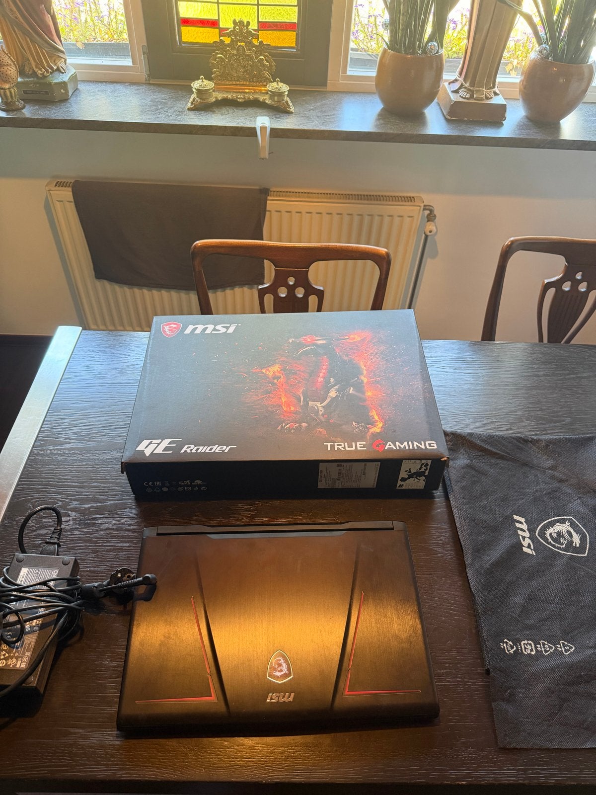 MSI GE Raider Gaming Laptop - i7-7700HQ, GTX 1070, Ophalen, Gebruikt, 2 tot 3 Ghz, Qwerty