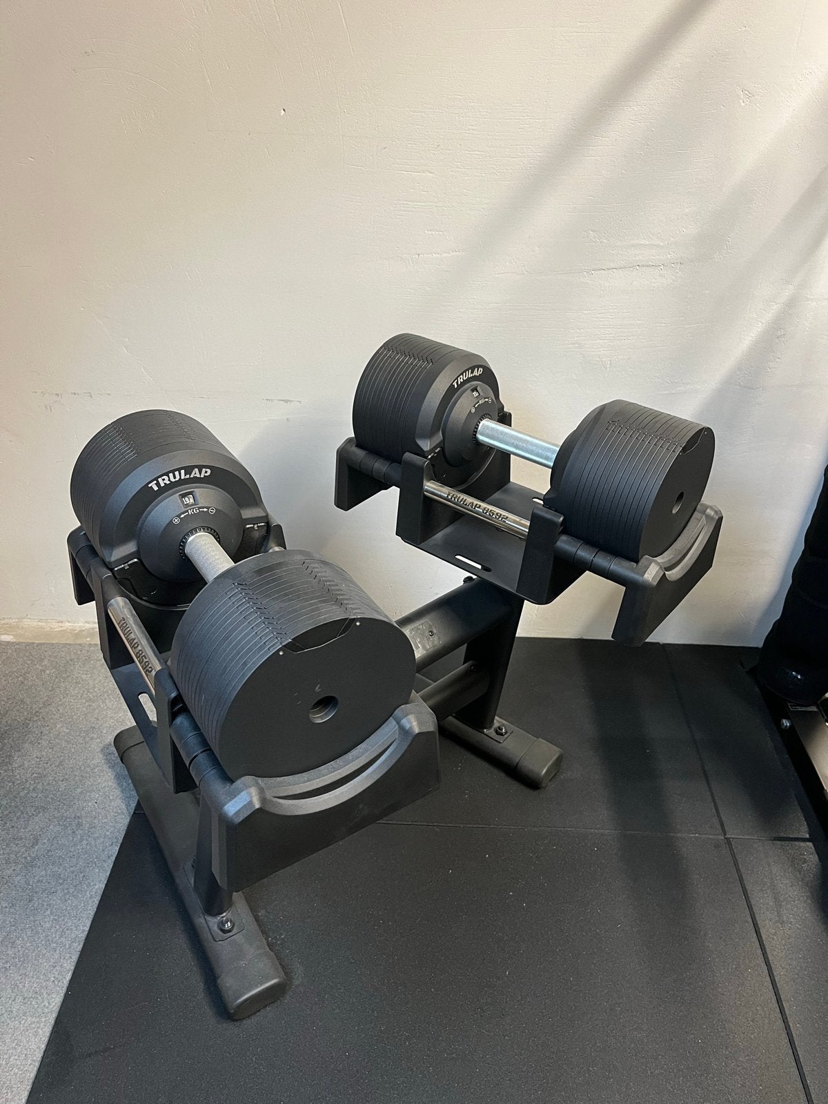 Trulap Verstelbare Dumbbells met Standaard (4-41.5kg), Sport en Fitness, Ophalen, Zo goed als nieuw, Armen, Dumbbell