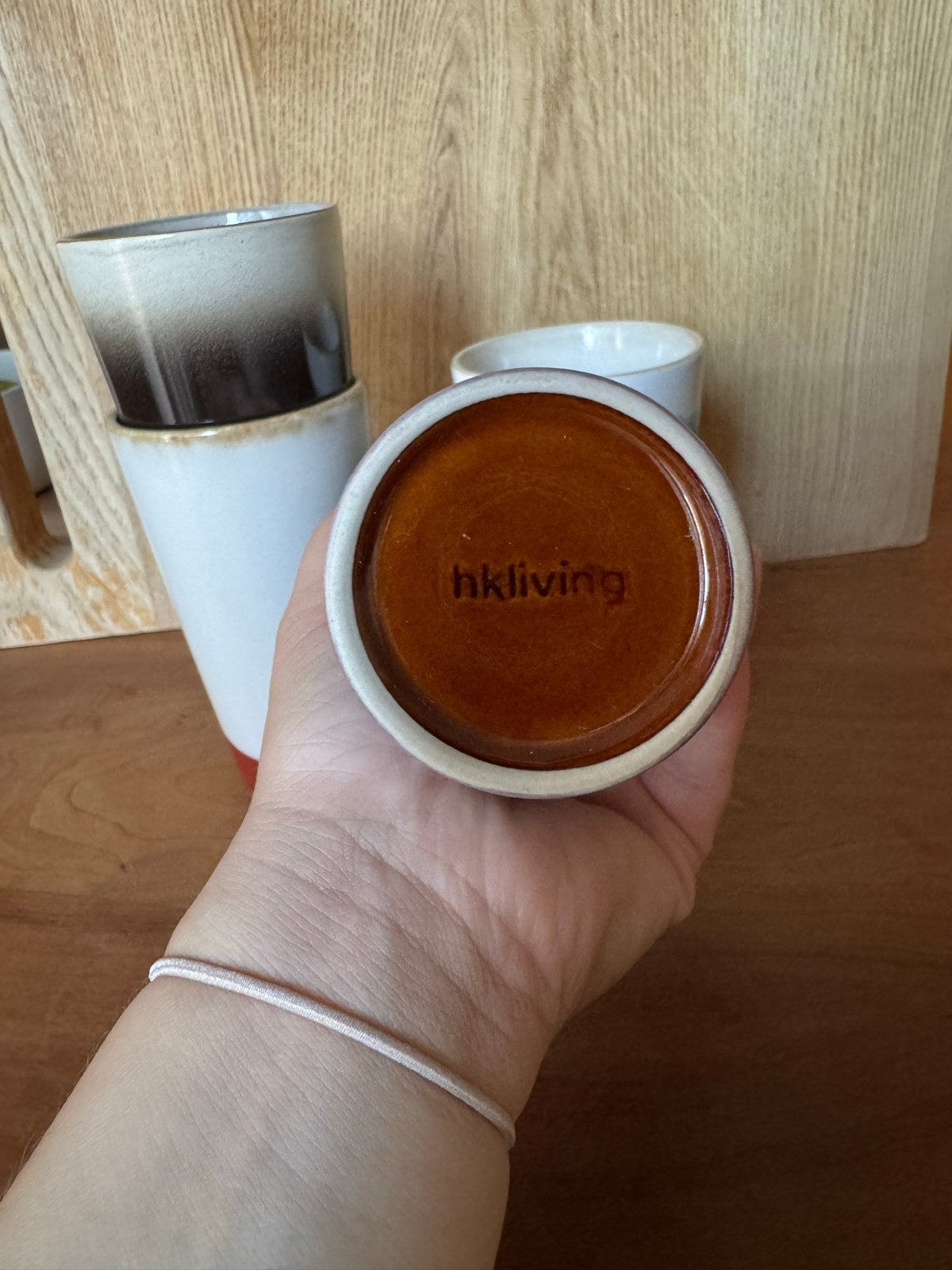 HKliving keramische mokken en bekers - diverse kleuren, Ophalen, Overige merken, Keramiek, Mok
