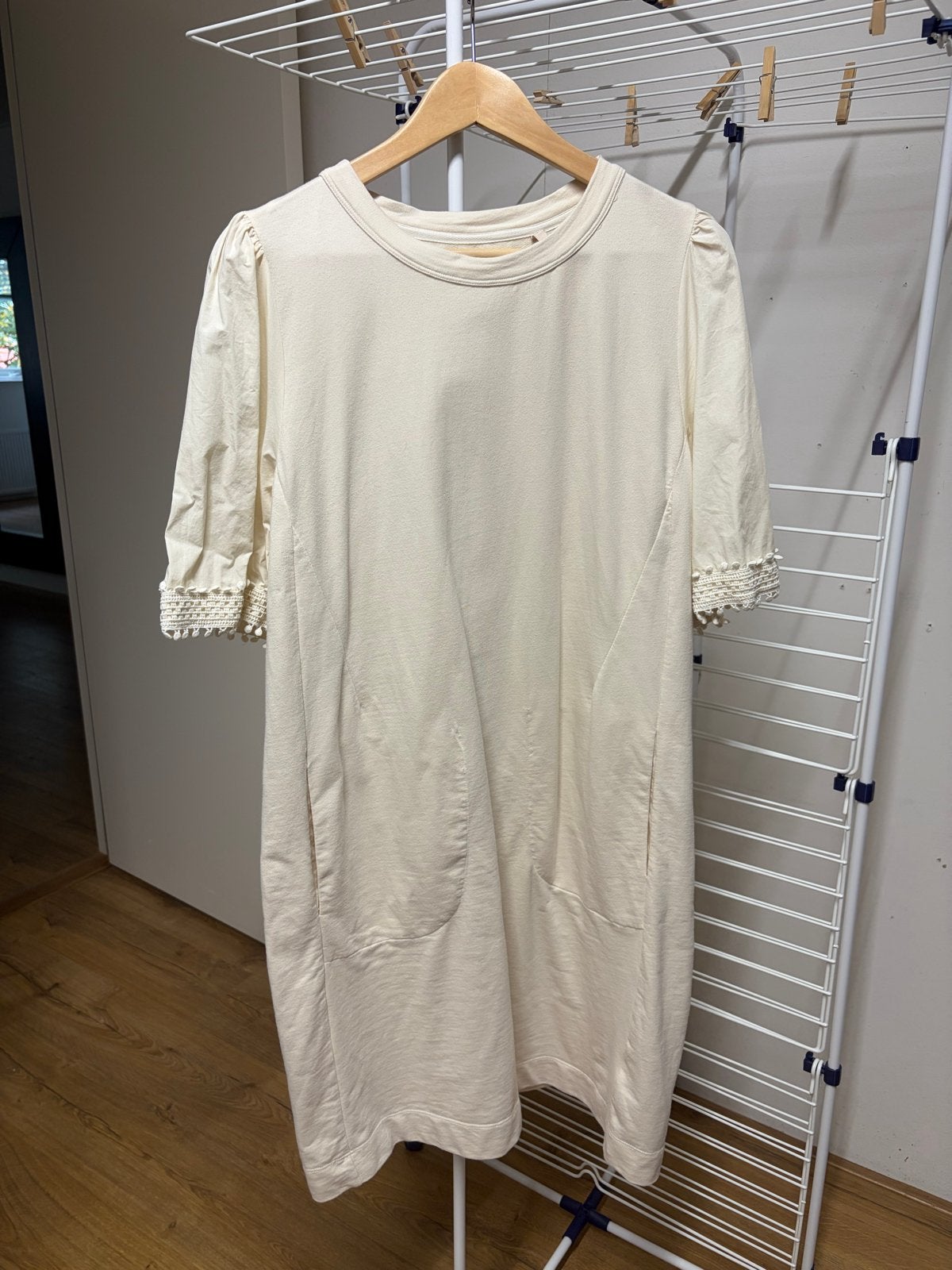 Noa Noa Crèmekleurige Jurk Maat XL, Ophalen of Verzenden, Zo goed als nieuw, Maat 46/48 (XL) of groter, Beige