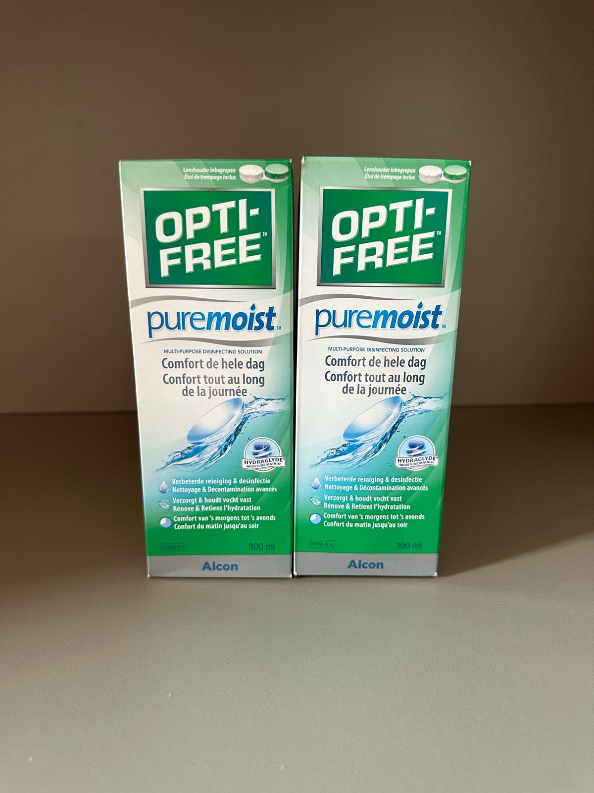 Optifree Puremoist lenzenvloeistof 2x300 ml, Ophalen of Verzenden, Nieuw, Ogen, Overige typen