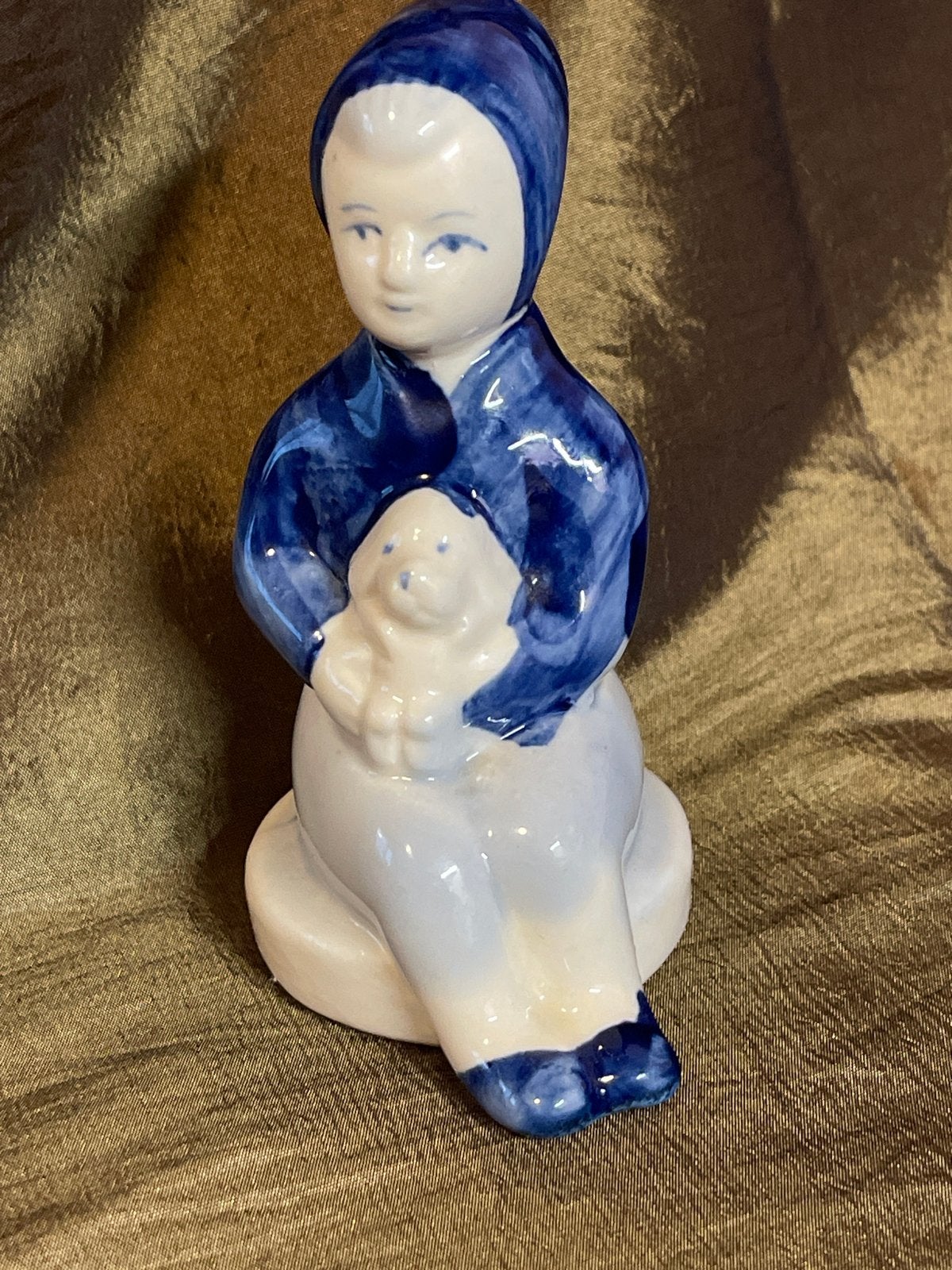 Vintage Delfts Blauw beeldje, Ophalen of Verzenden