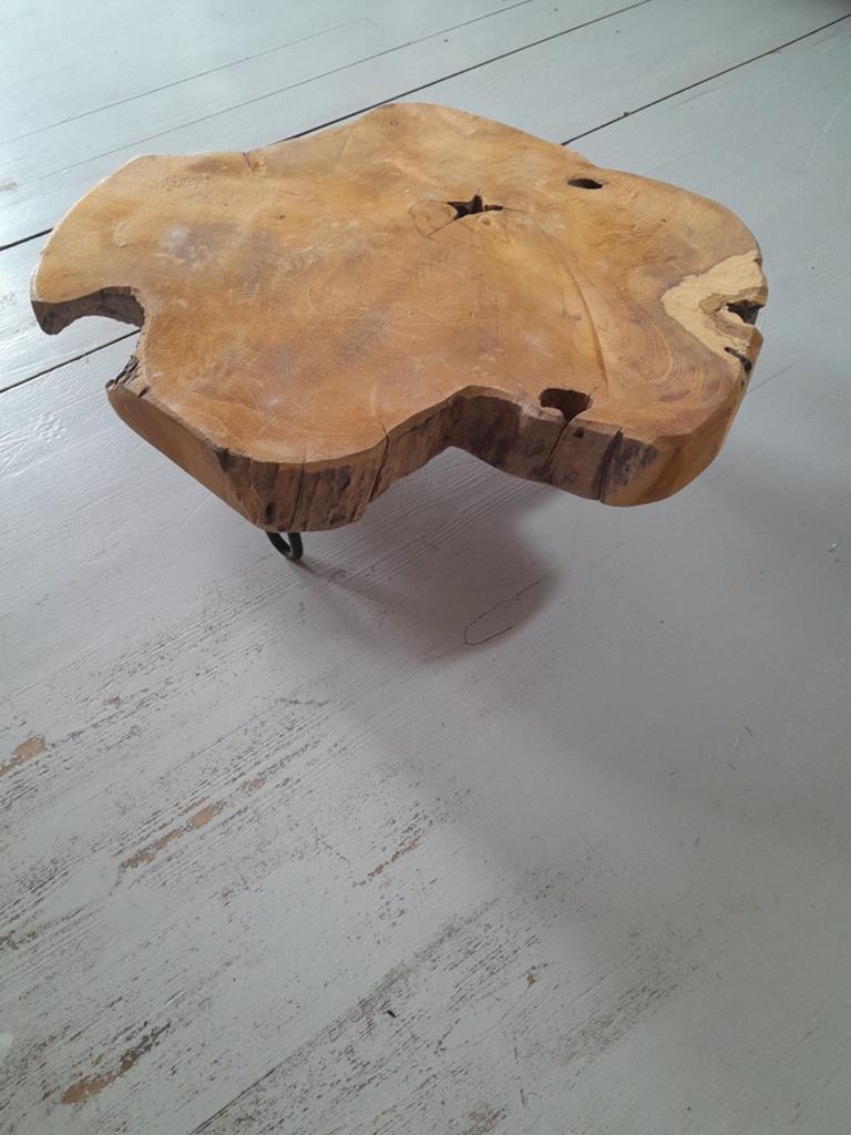 Plateau van boomstam, Ophalen of Verzenden, Rond, Minder dan 50 cm