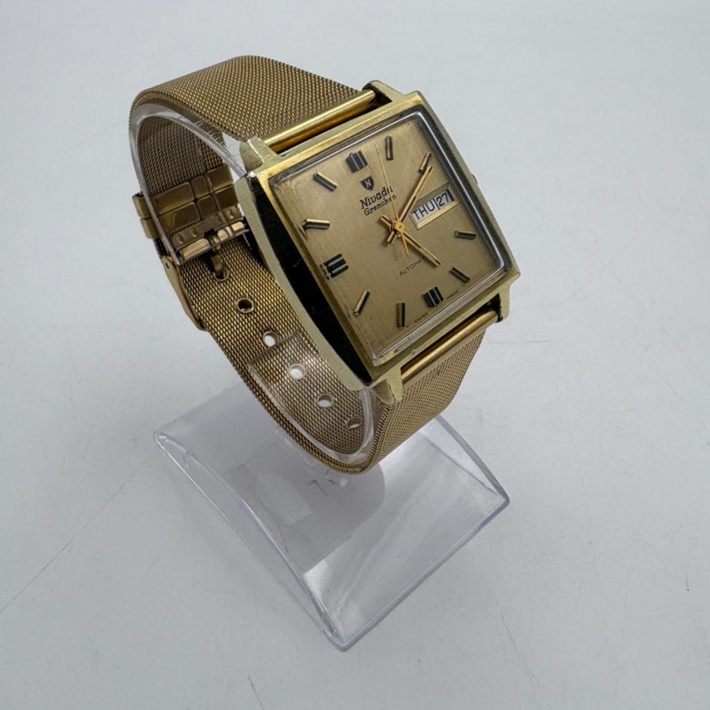 Nivada Grenchen automatic vintage horloge - Met garantie, Sieraden, Tassen en Uiterlijk, Ruilrijk, Zo goed als nieuw, Info@ruilrijk.nl