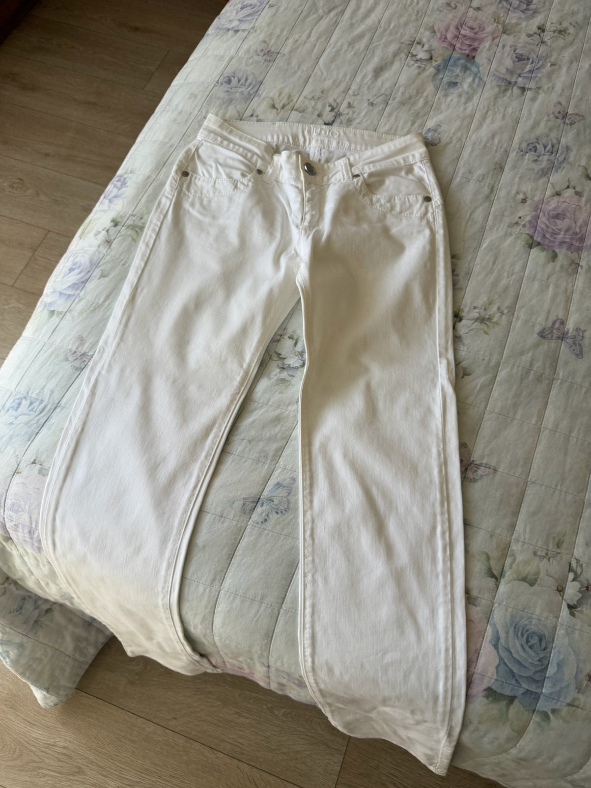Liu Jo witte broek - Zo goed als nieuw, Kleding | Dames, Wit, Ophalen of Verzenden, Zo goed als nieuw, Maat 34 (XS) of kleiner