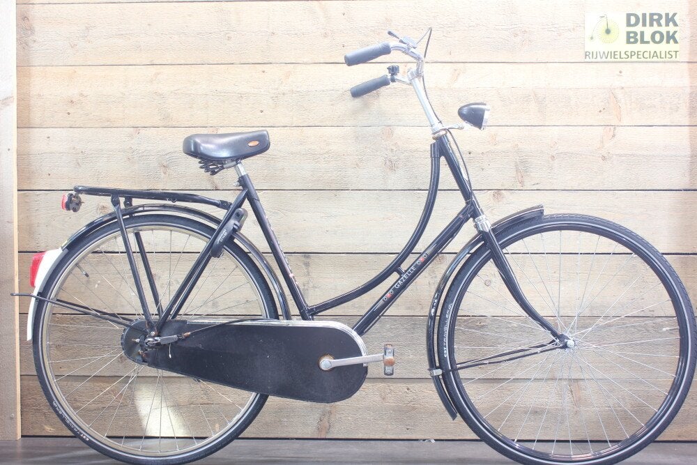 Gazelle Populair omafiets 3v D57 zwart met 3 mnd garantie, Fietsen en Brommers, Fietsen | Dames | Omafietsen, Niet ingevuld, Gebruikt