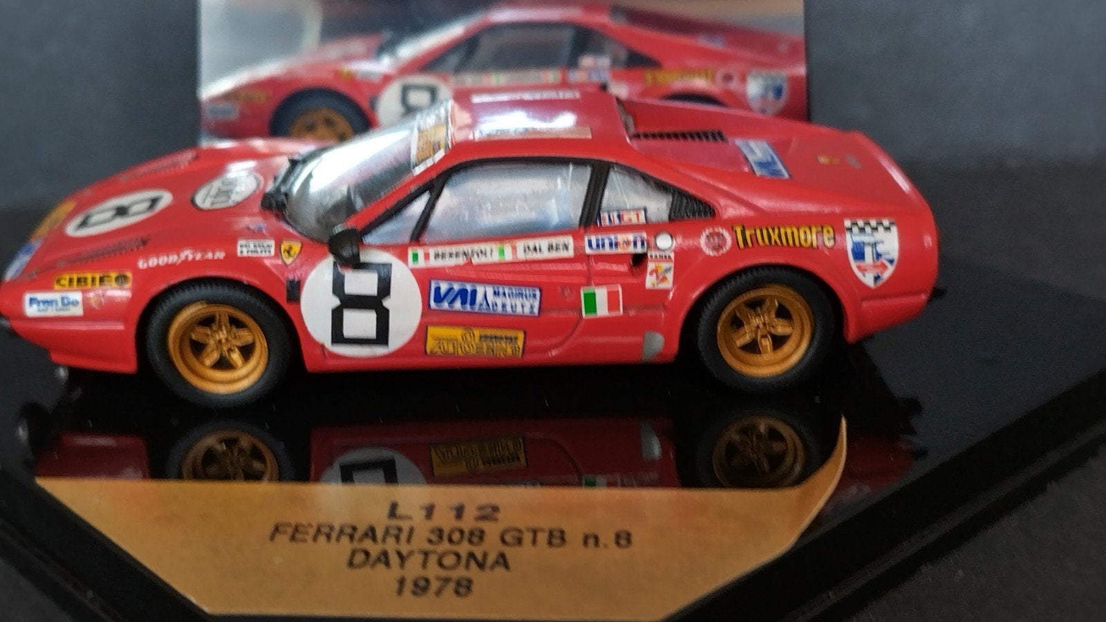 Ferrari 308 GTB Daytona 1978 1:43 Vitesse Pol, Overige merken, Auto, Verzenden, .