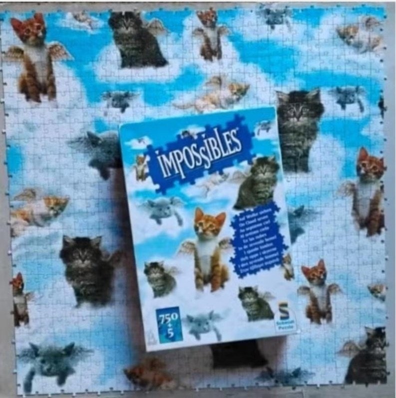 Schmidt puzzel impossibles 'in de zevende hemel', Hobby en Vrije tijd, Ophalen, 500 t/m 1500 stukjes, Zo goed als nieuw, Legpuzzel