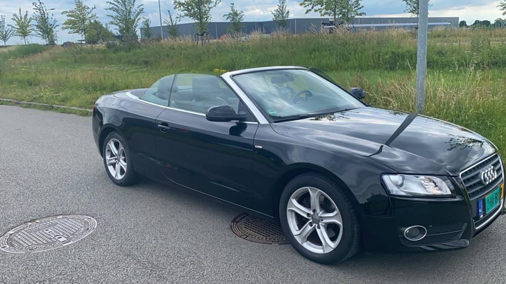 Audi A5 Cabrio Pro-line 2.0 Tfsi 2010 met motorproblemen, Zwart, 14 km/l, Particulier, 1630 kg