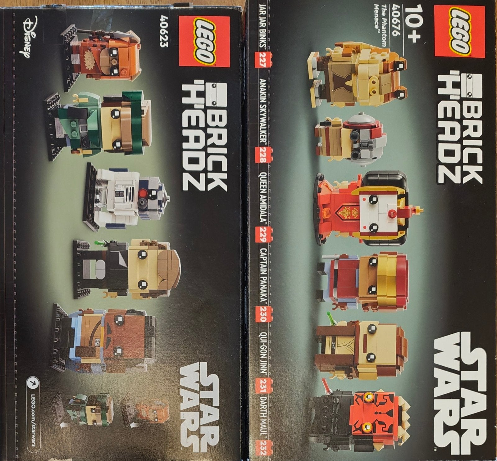 LEGO BrickHeadz Star Wars Collectie (10 sets), Ophalen of Verzenden, Gebruikt, Overige merken