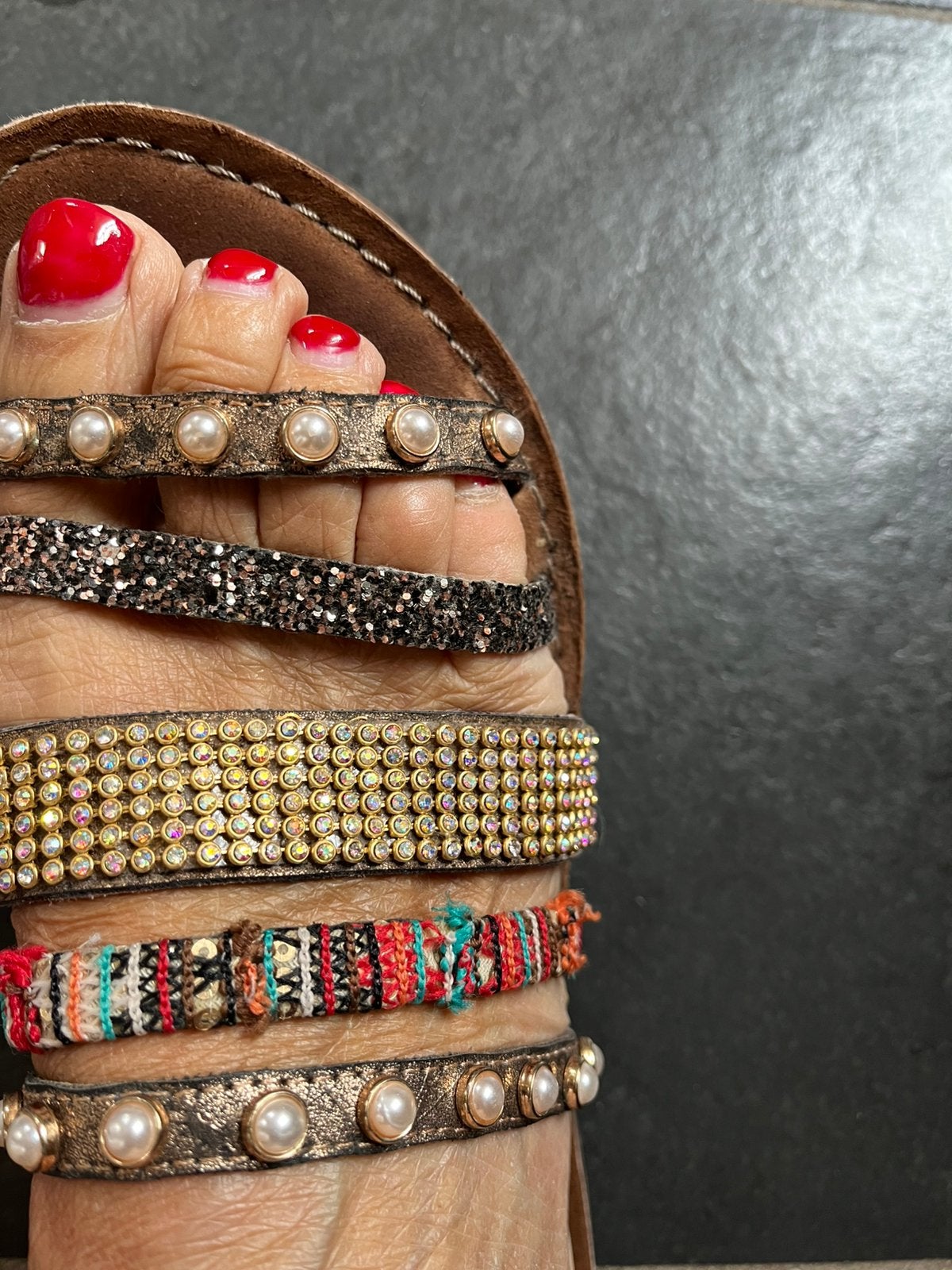 Lazamani slippers mt 40, Kleding | Dames, Schoenen, Ophalen of Verzenden, Zo goed als nieuw