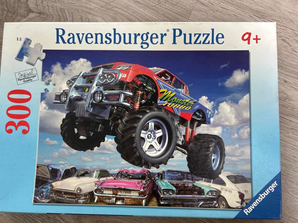 Ravensburger Monster Truck Puzzel 300 Stukjes, Ophalen of Verzenden, Zo goed als nieuw