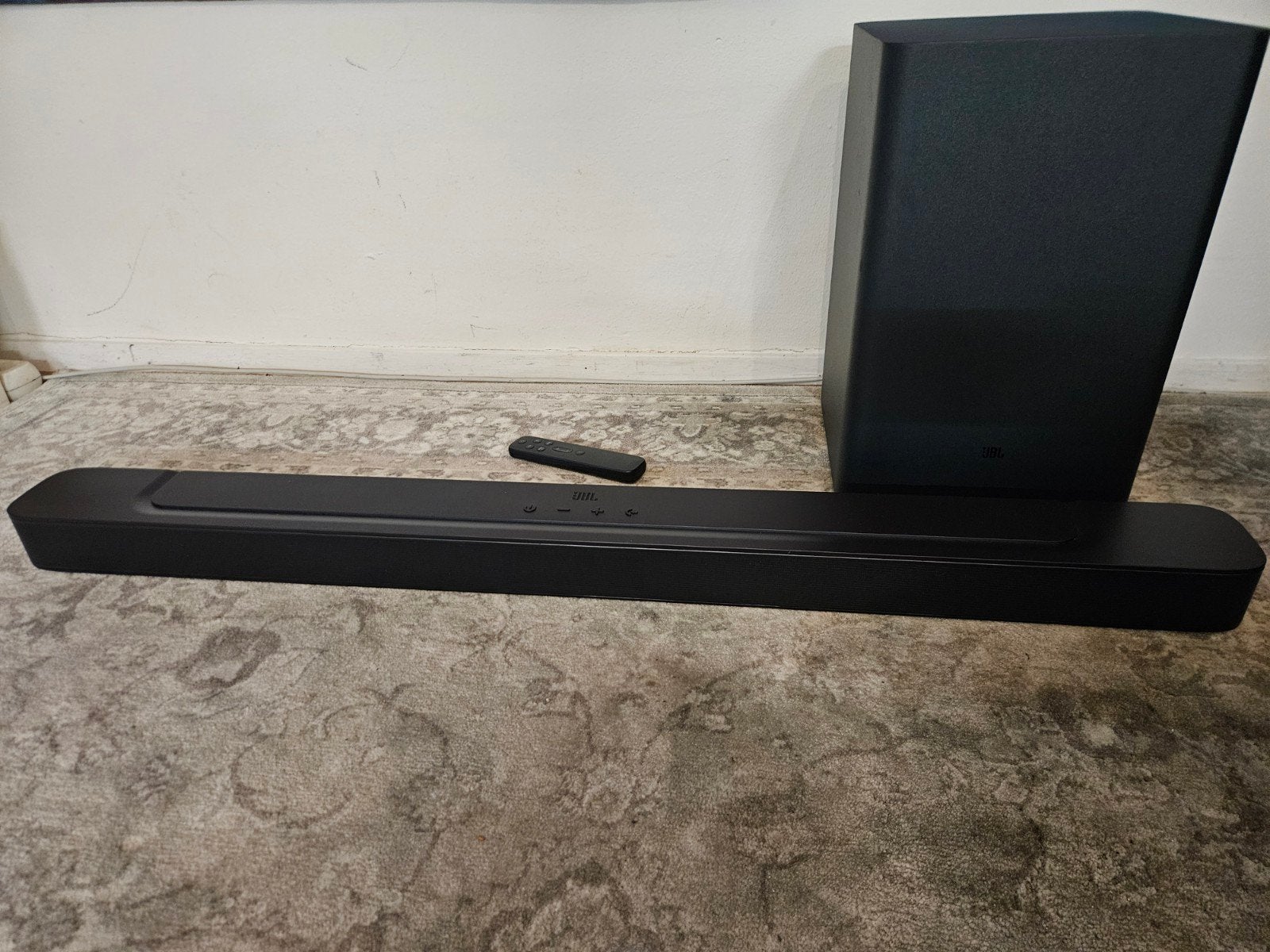 JBL Bar 2.1 Deep Bass Soundbar met draadloze subwoofer, Ophalen, Bluetooth, Zo goed als nieuw