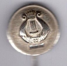 Harp zilverkleurig speldje ( P_062 ), Verzenden, Nieuw, Merk, Speldje of Pin