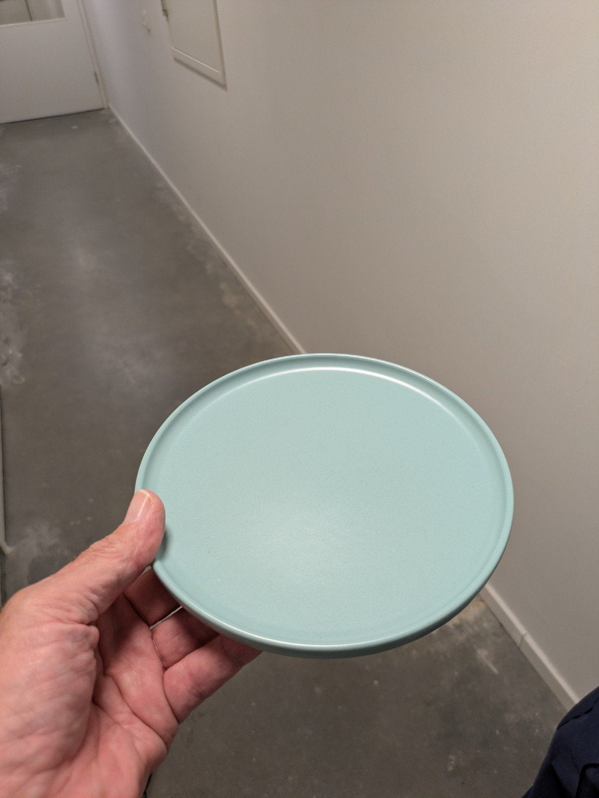 6 Nieuwe blauwgroene Ikea bordjes - Ongebruikt, Ophalen, Nieuw, IKEA, Bord(en)