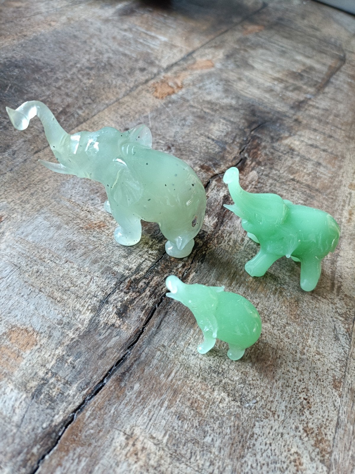 Olifantjes van Jade, Ophalen, Beeldje of Figuurtje