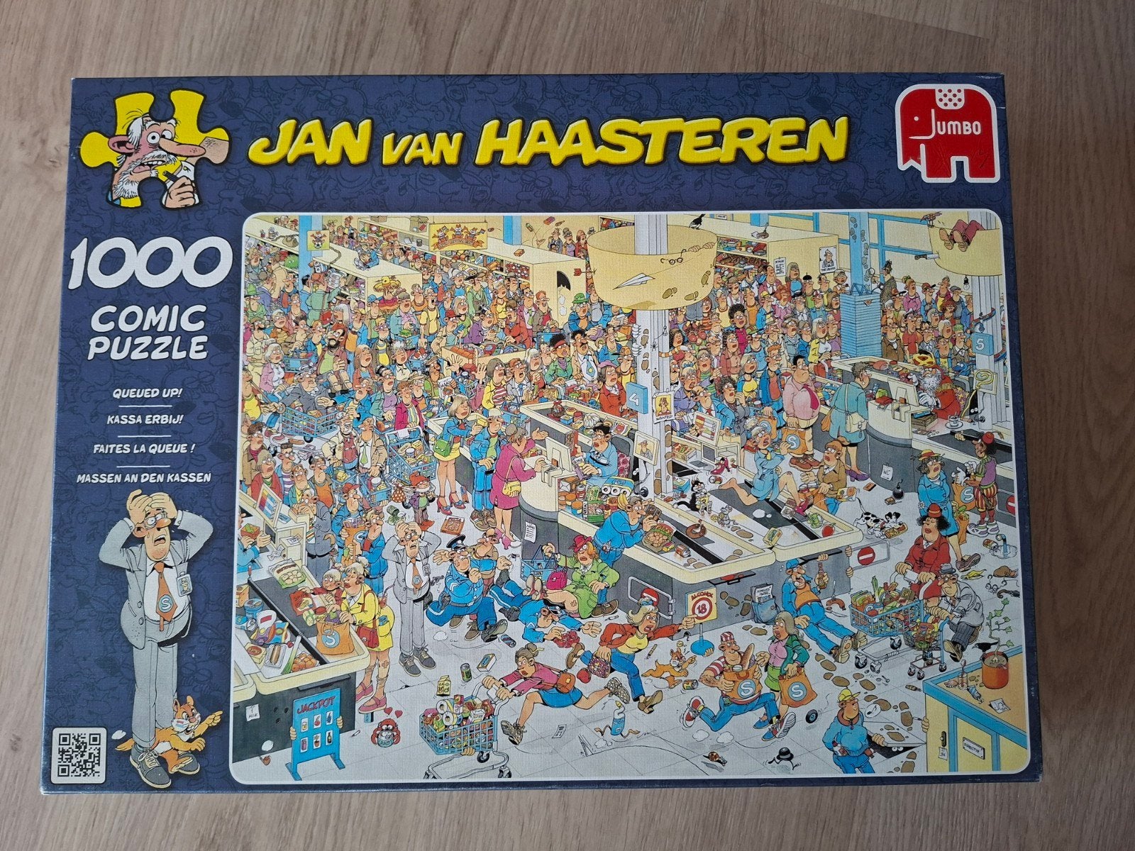 Jan van Haasteren puzzel - Kassa erbij, Ophalen of Verzenden, 500 t/m 1500 stukjes, Zo goed als nieuw, Legpuzzel