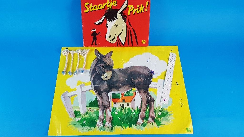Staartje Prik, originele vintage Jumbo spel. 6B11, Tweedehands verkoop, Tweedehands verkoop, Gebruikt, Ophalen of Verzenden
