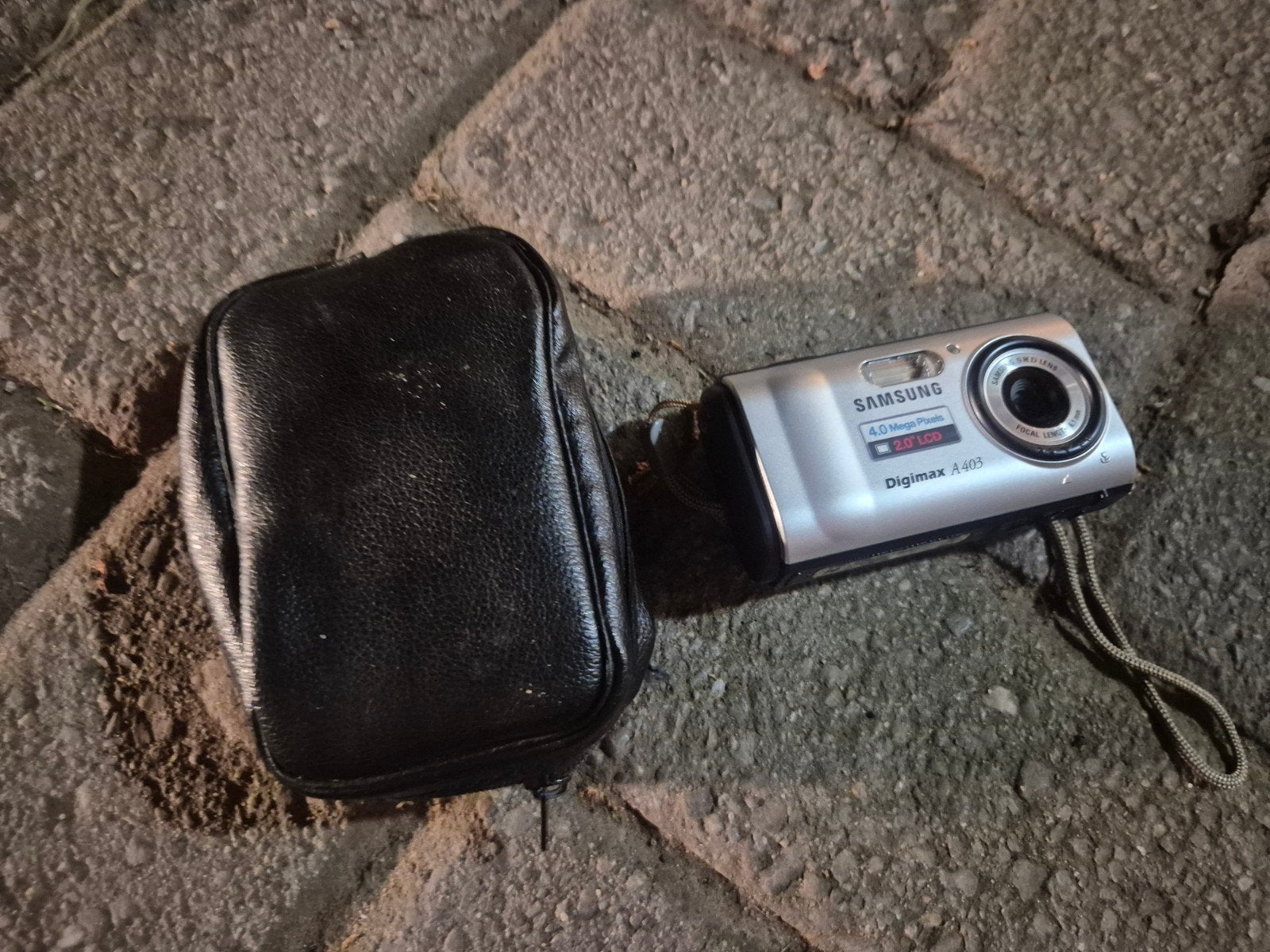 Samsung Digimax A403 Digitale Camera met Tasje, Ingebouwde flitser, Gebruikt, Ophalen of Verzenden, Compactcamera