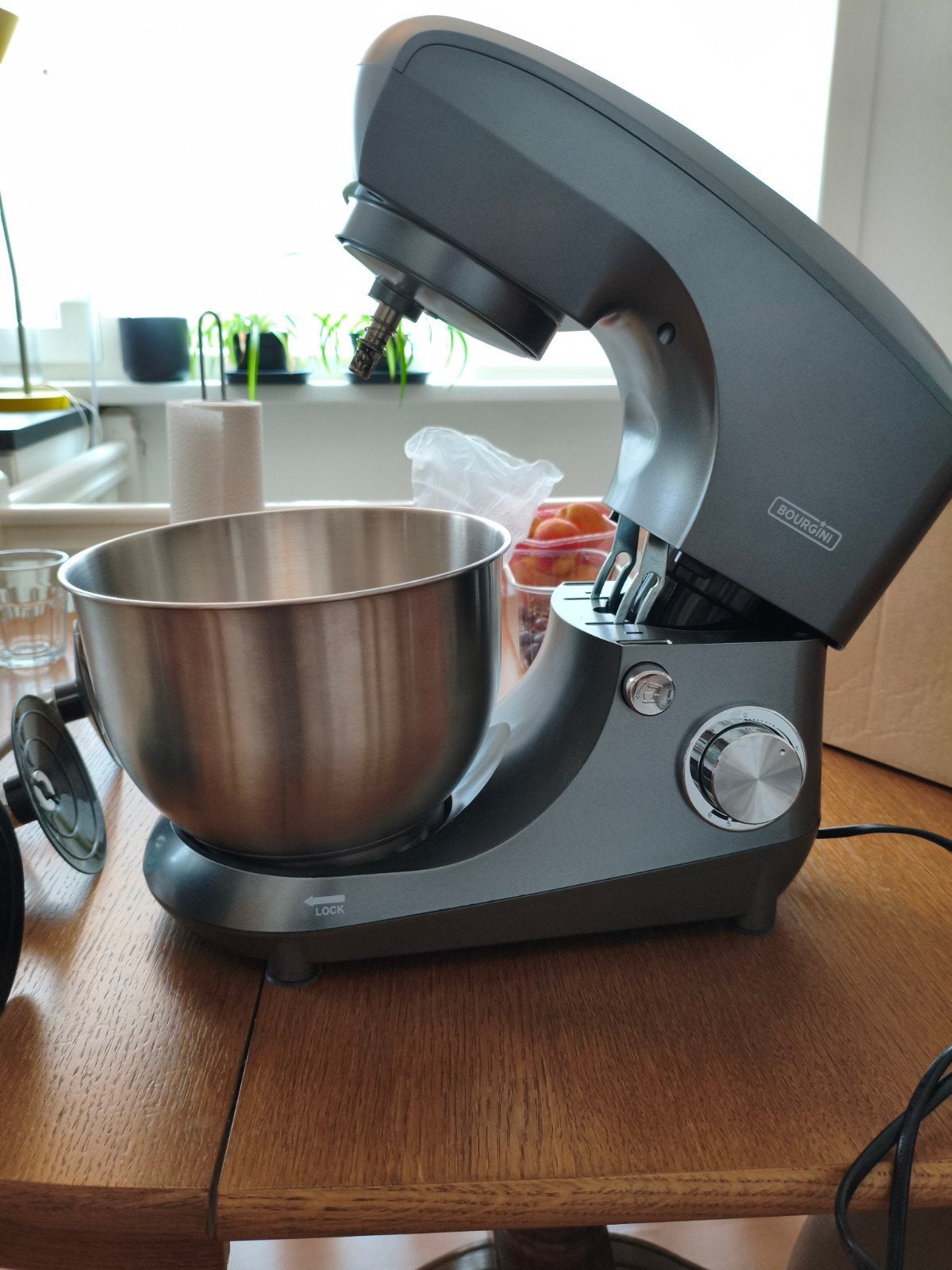 Bourgini keukenmachine, 4 liter of meer, Ophalen, Gebruikt, 3 snelheden of meer