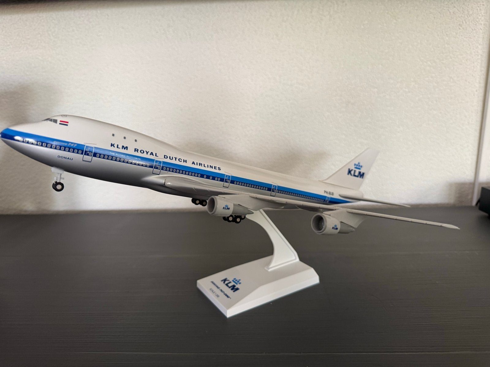 Skymarks SKR316 KLM Boeing 747-200 PH-BUB met landingsgestel, Overige merken, 1:200 of kleiner, Ophalen of Verzenden, Zo goed als nieuw