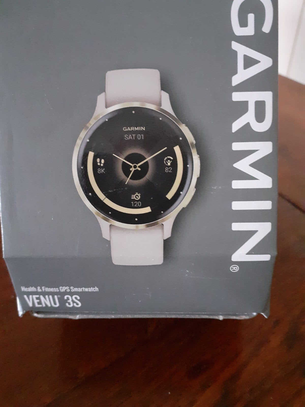 Carmin Venu 3s ( unisex) sport/Smartwatch, Sieraden, Tassen en Uiterlijk, Sporthorloges, Ophalen, Carmin, Wit, Nieuw