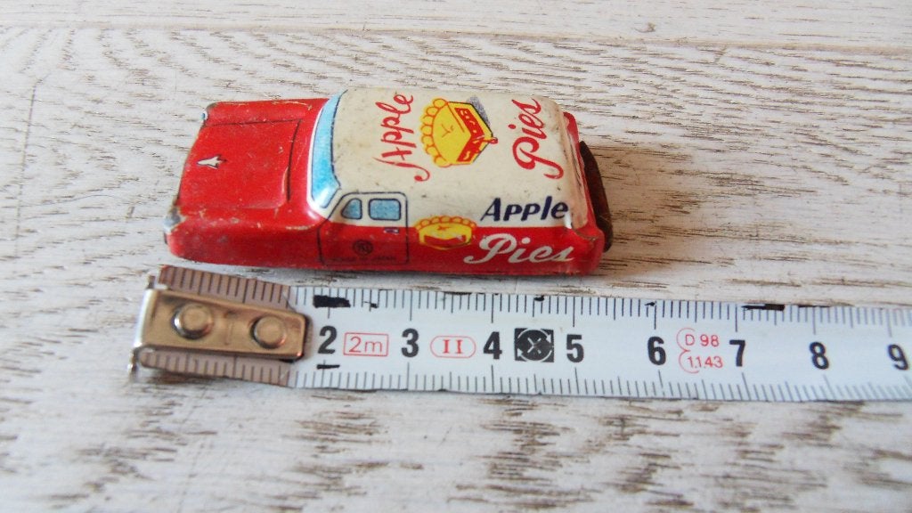 Nakamura : Penny toy met litho opdruk Apple pie   (Japans), Ophalen of Verzenden