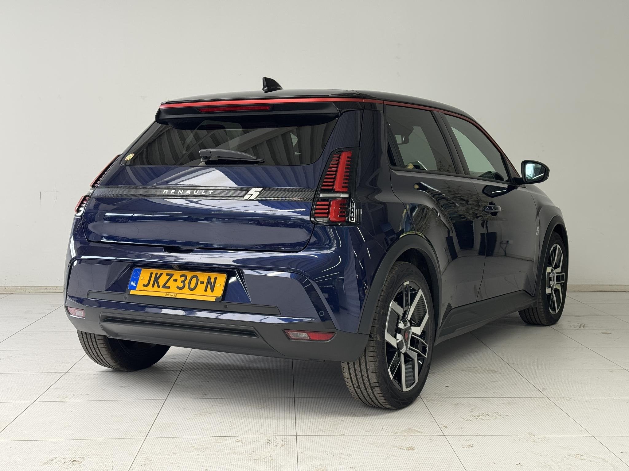 Renault 5 comfort range Techno 52 kWh | Apple CarPlay / Andr, Auto's, Stof, Gebruikt, Huisgarantie, Blauw
